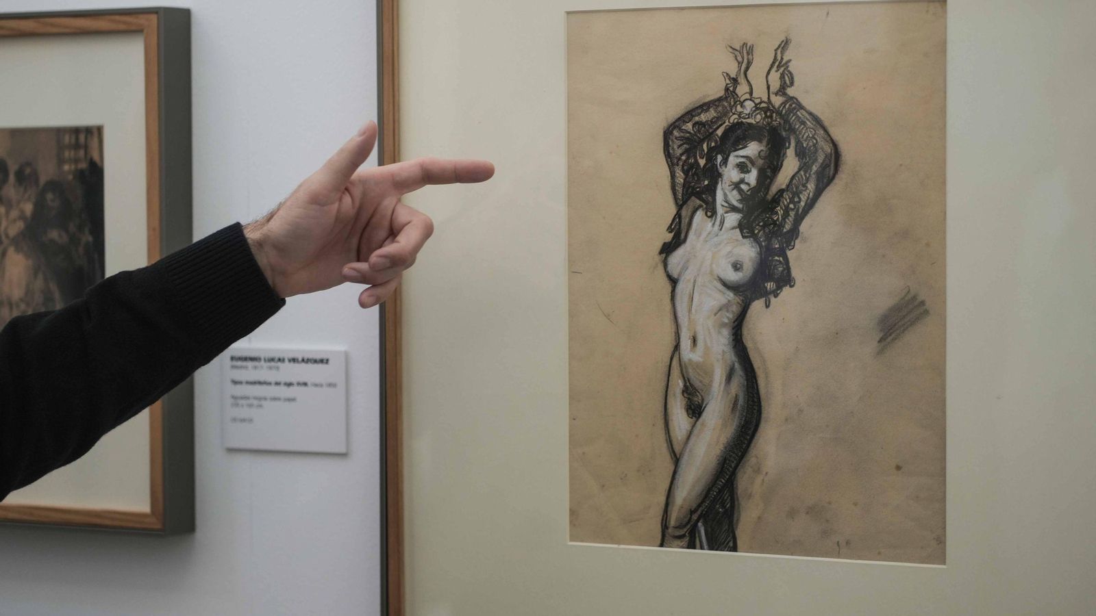 Una de las obras de la muestra. Una de las obras de la muestra.