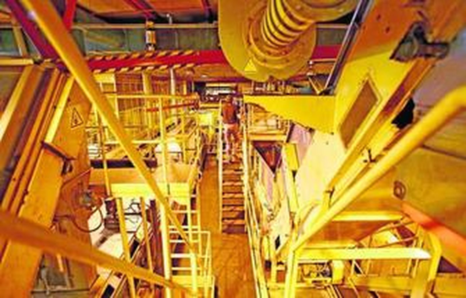 Imagen del interior de la antigua fábrica de Altadis.