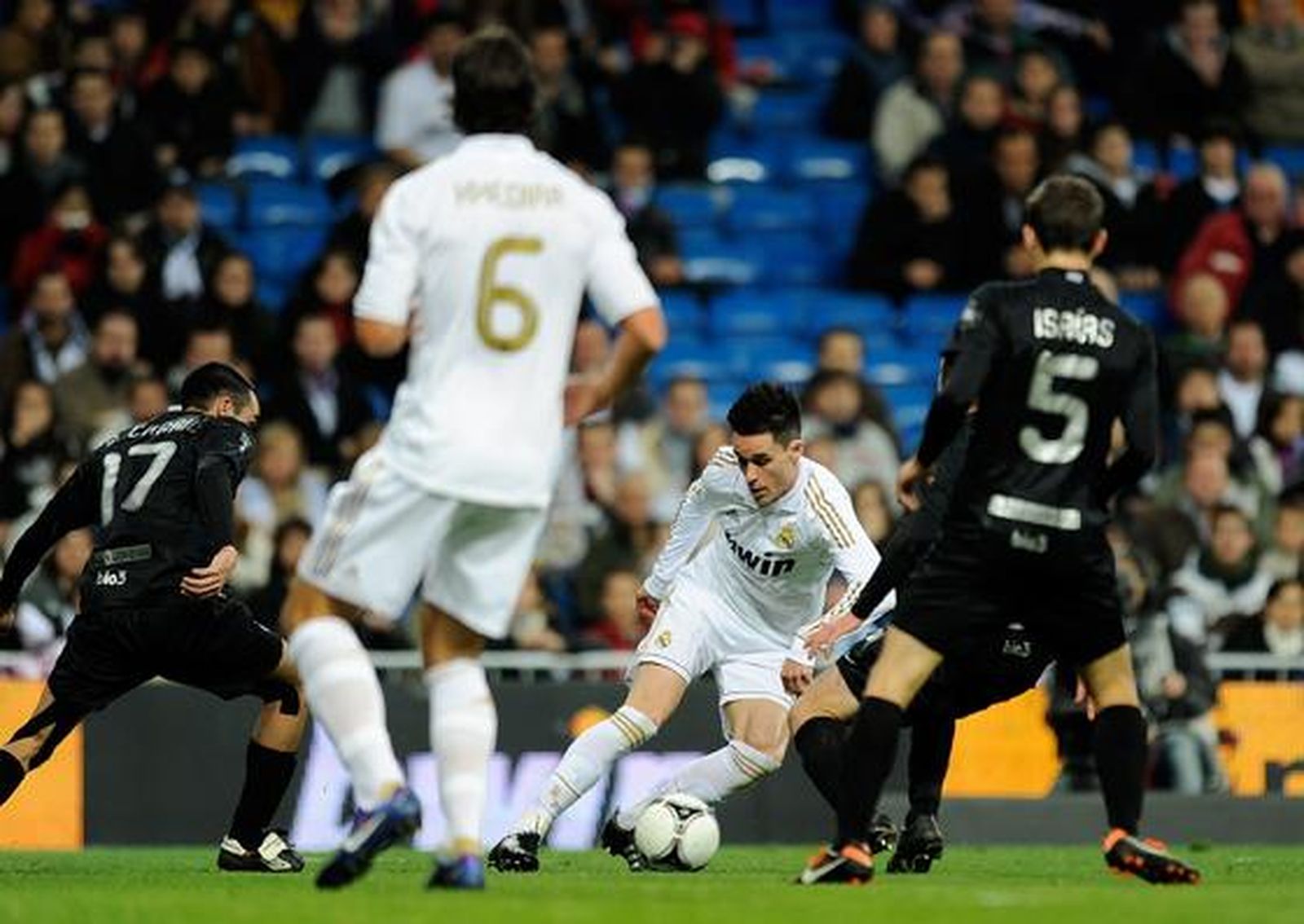 El Real Madrid solventa el trámite de la vuelta de la Copa del Rey ante la Ponferradina (5-1). / AFP