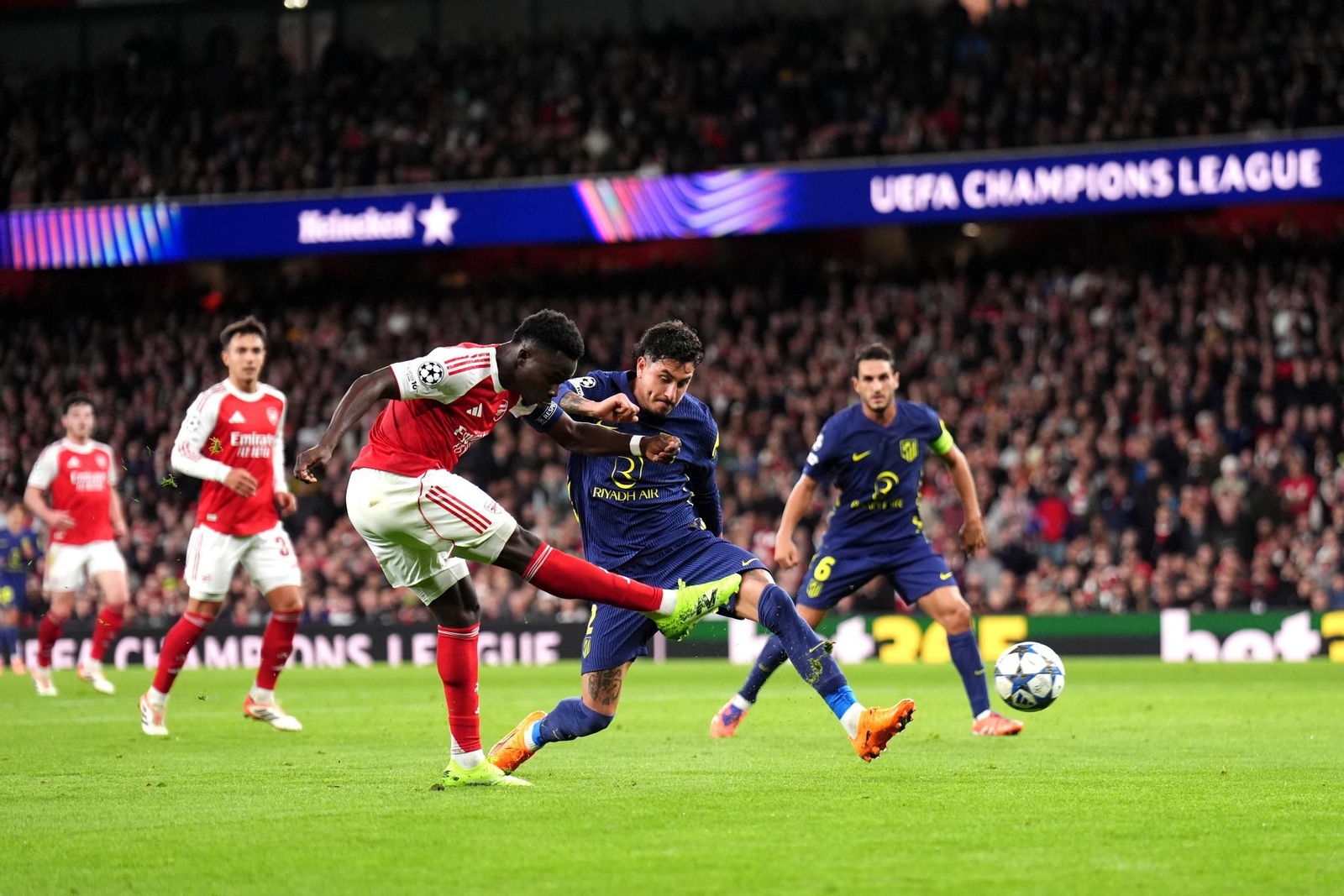 Las fotos del Arsenal-Atlético de Madrid