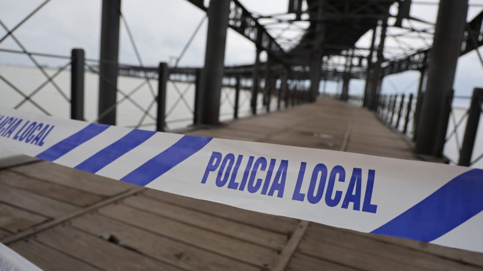 Cortado el acceso al Muelle de la Rio Tinto.