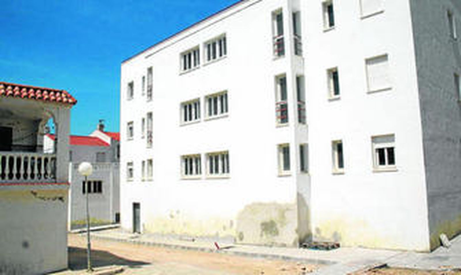 Imagen de las 54 viviendas sociales de Santo Domingo de Guzmán.