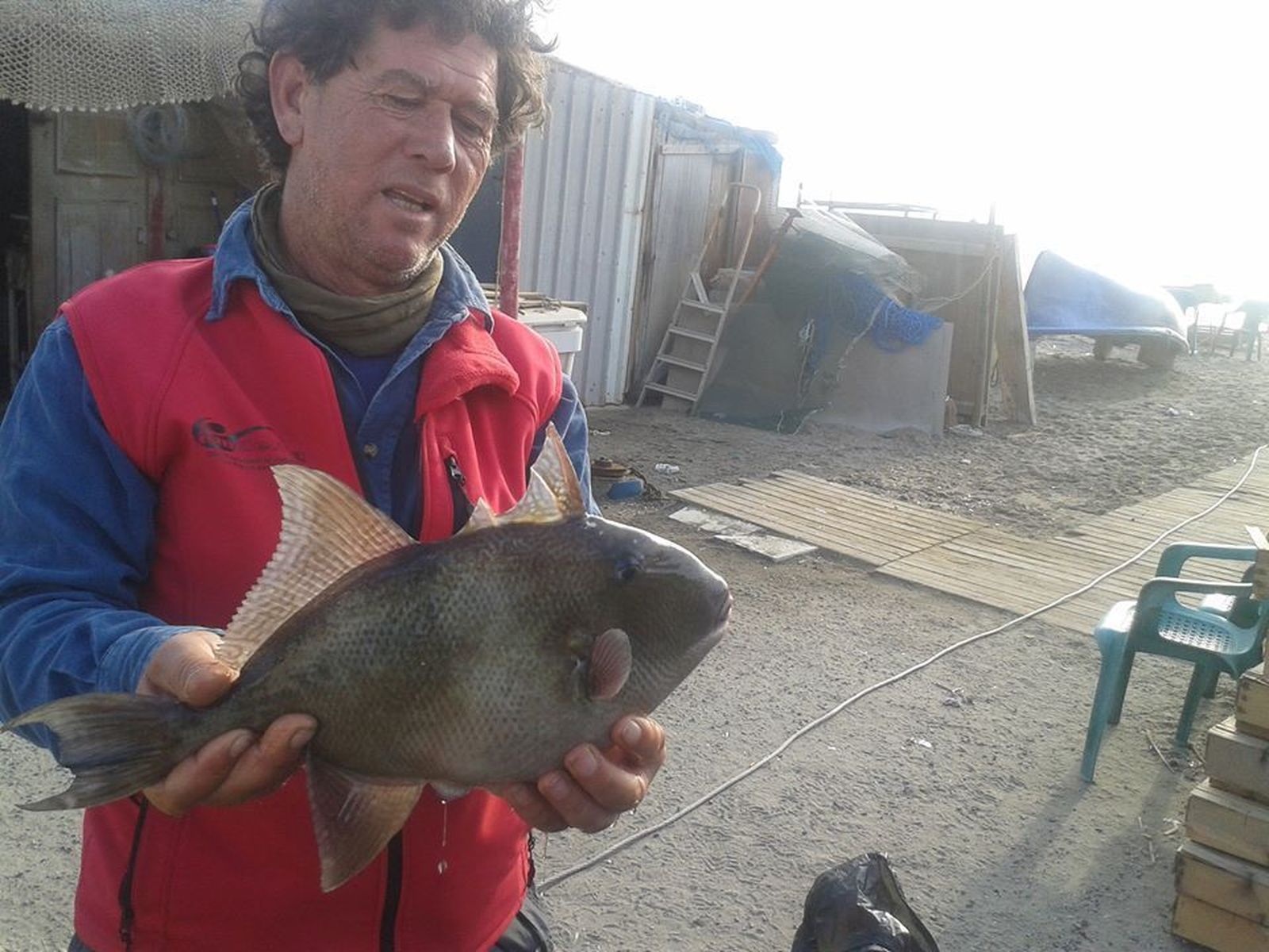 Luis Rodríguez es pescador de varias generaciones en el Parque Natural y presidente de la Asociación Pescartes.