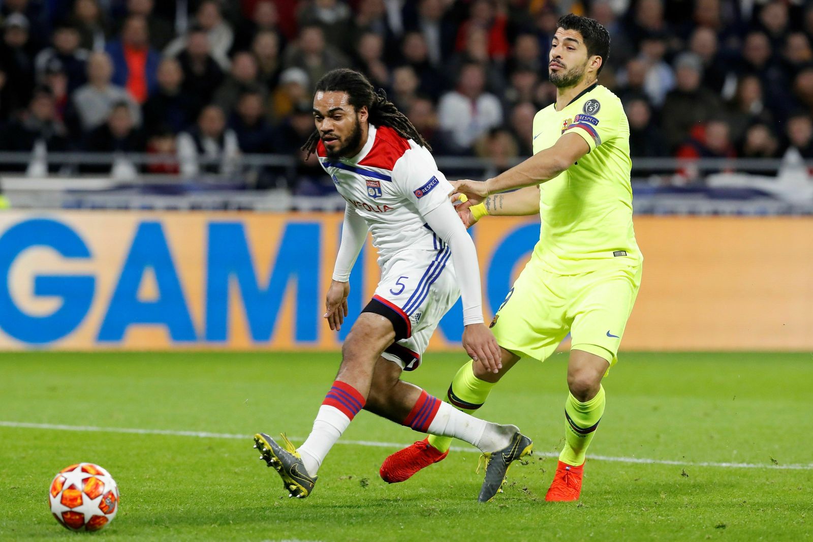 Las imágenes del Olympique de Lyon-FC Barcelona