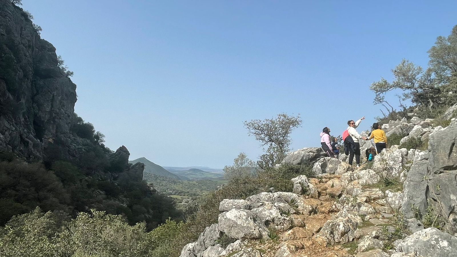 El sendero del Ojo del Moro.