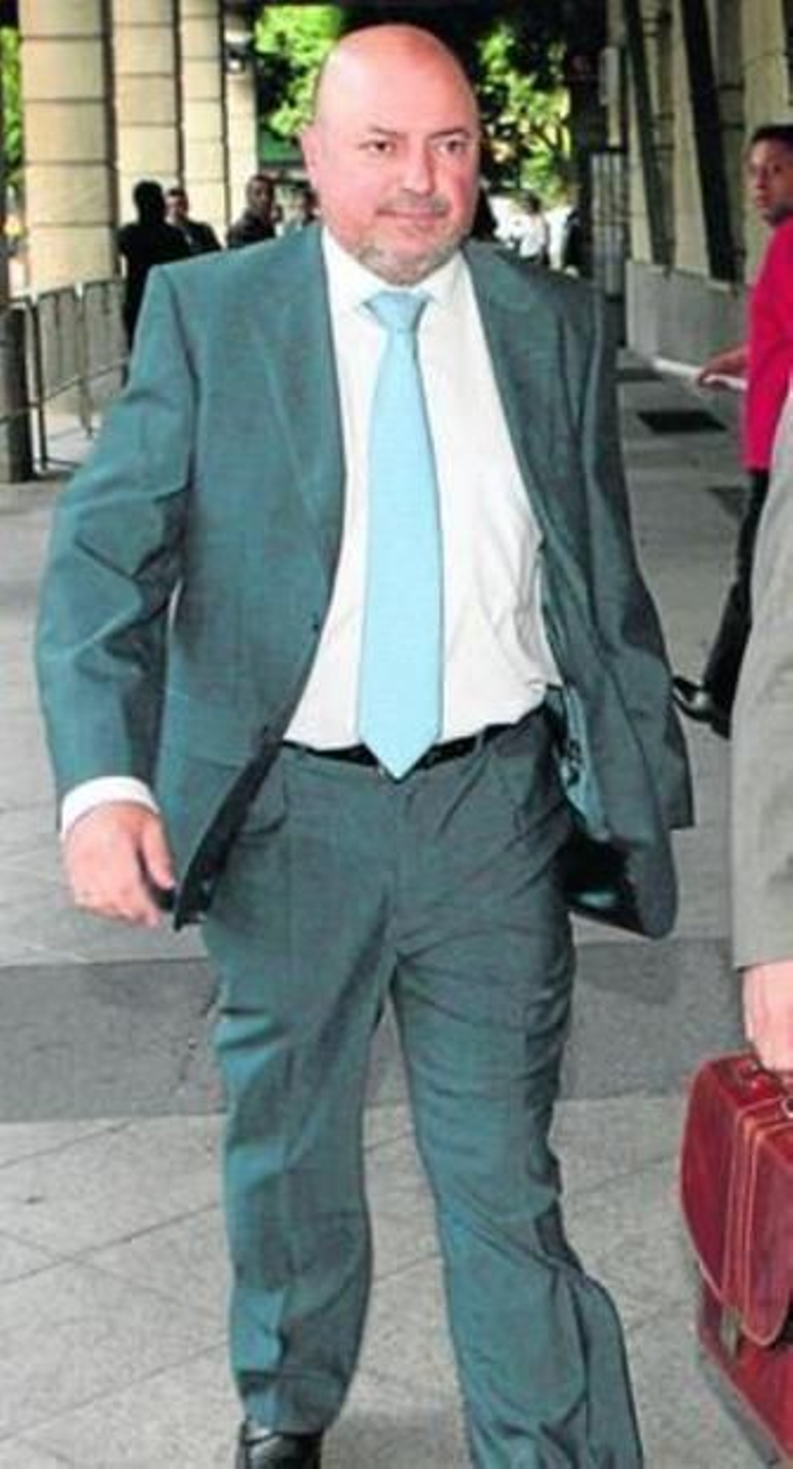 El ex subdirector de Mercasevilla Daniel Ponce, en los juzgados.