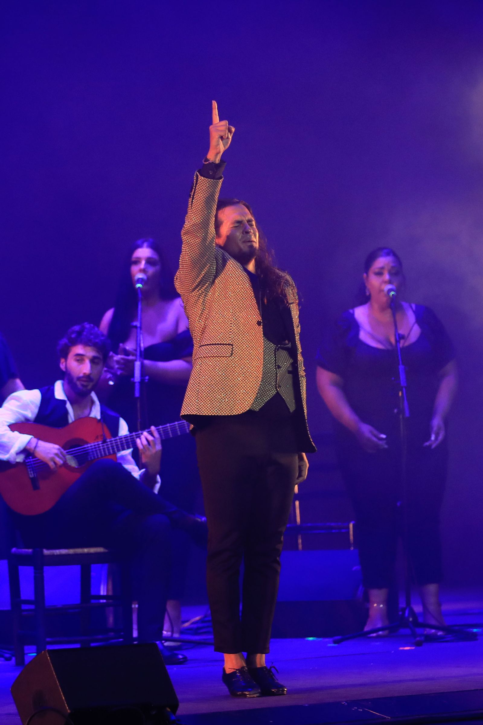 El bailaor Farruco, durante su actuación en el homenaje a Paco de Lucía.