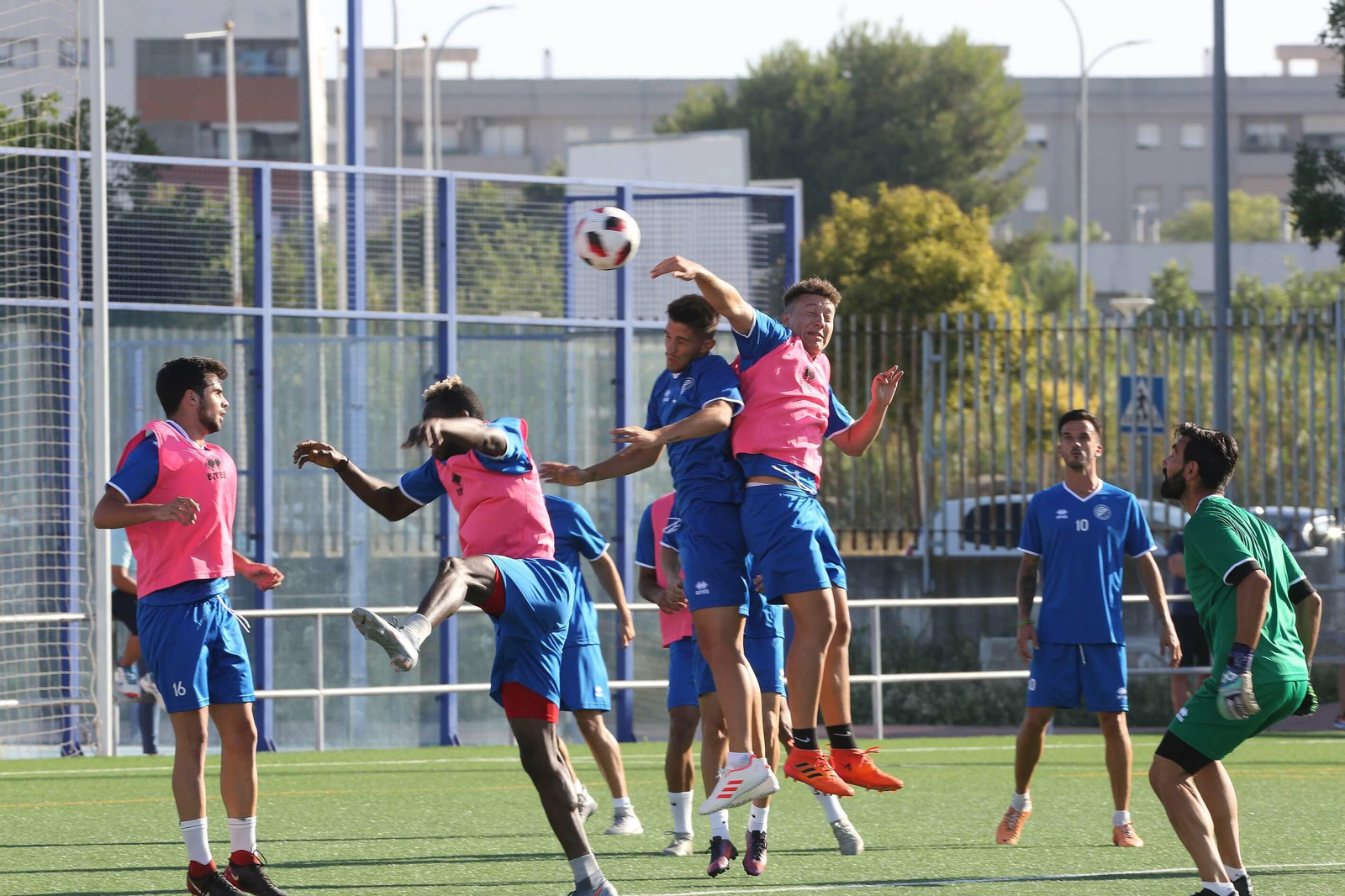Imágenes del primer entrenamiento del  XerezDFC