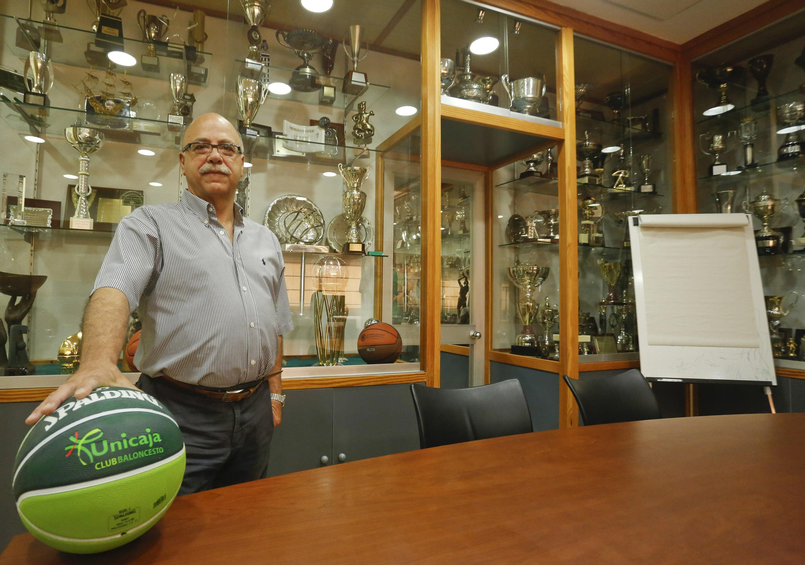 La era de Eduardo García como presidente del Unicaja, en fotos