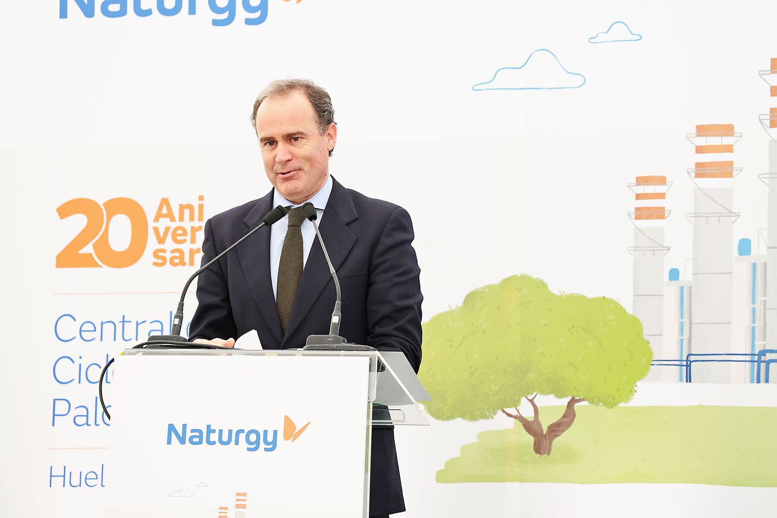 Imágenes del acto del 20 aniversario de Naturgy en Palos de la Frontera