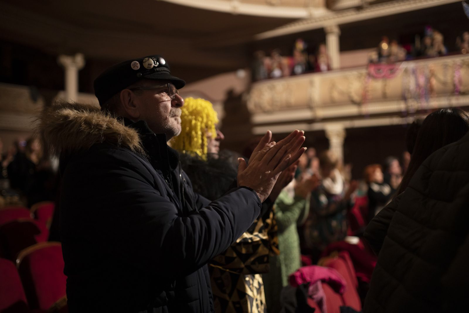 Ambiente en la final  del Carnaval Colombino