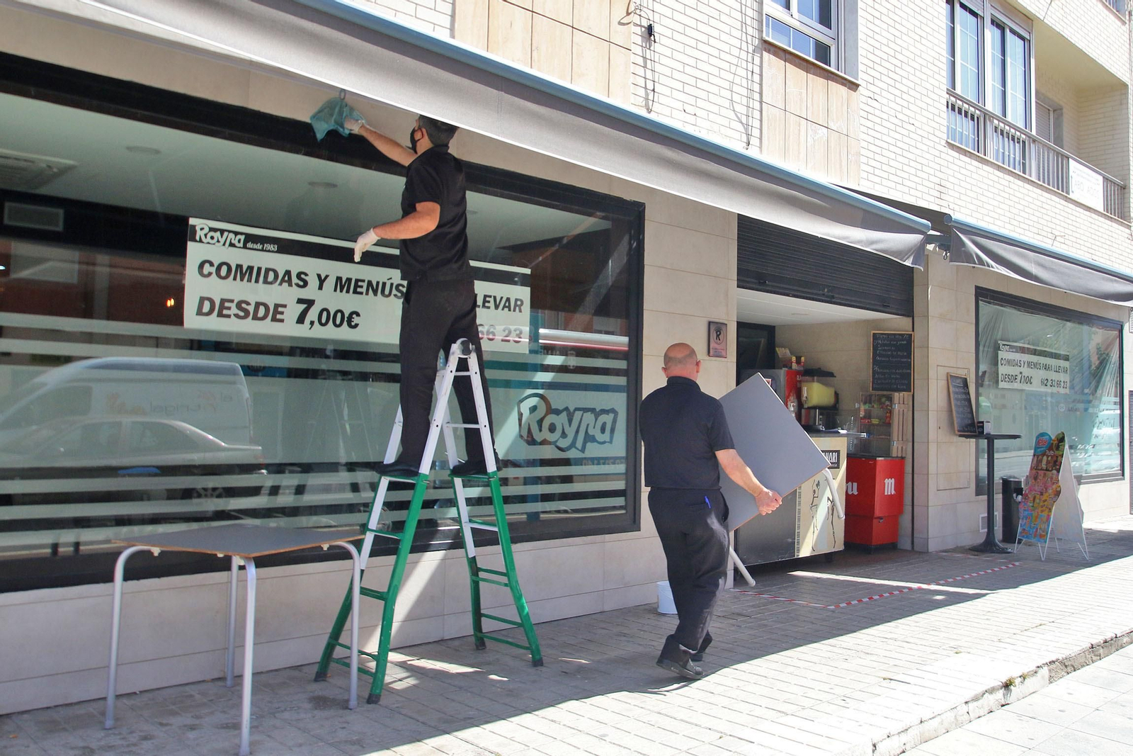 Roypa, que ya sirve comidas a domicilio, prepara su reapertura de este lunes.