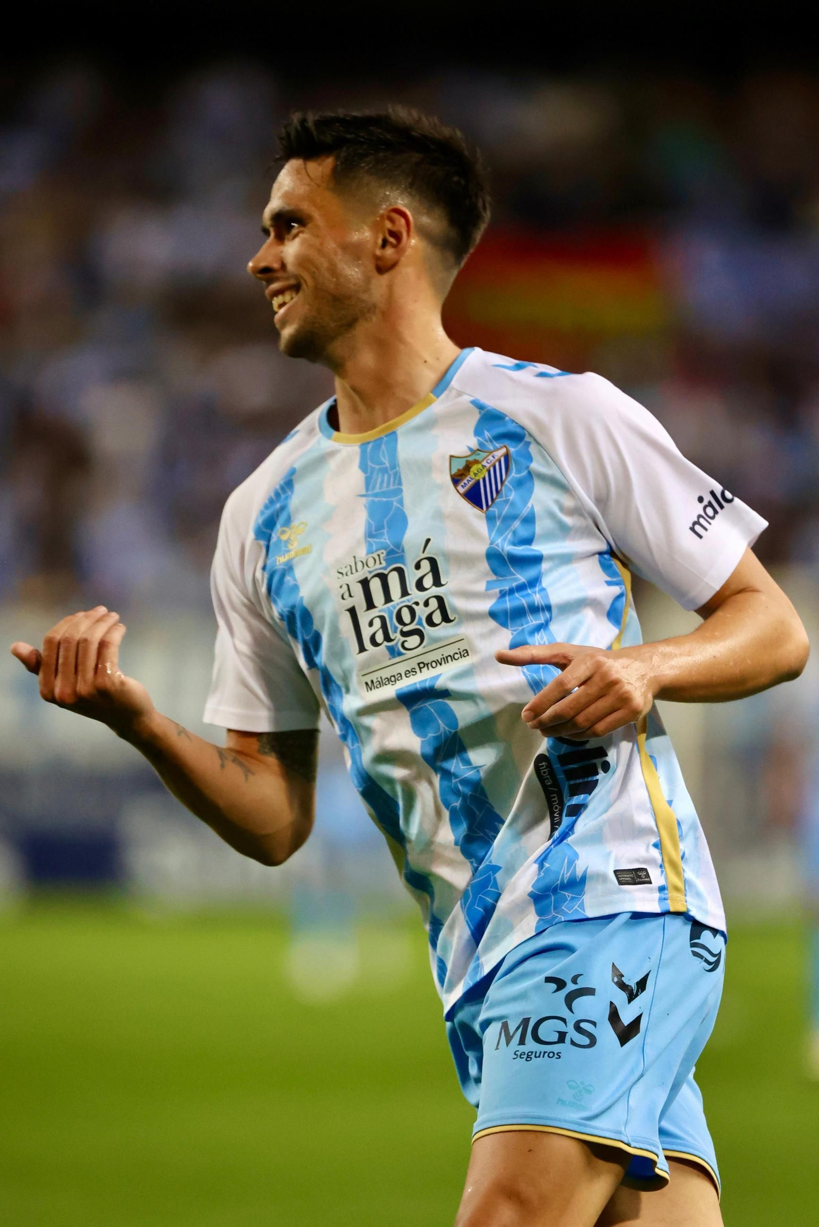 Las mejores fotos del Málaga CF-Racing de Santander