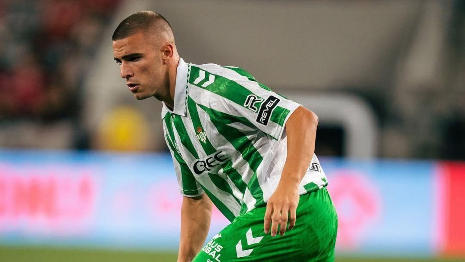 Pablo García teniendo minutos con el Betis en pretemporada