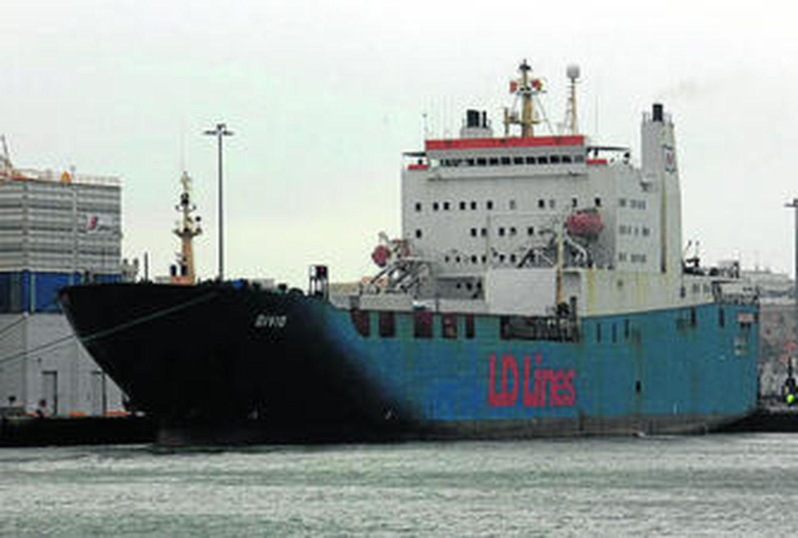 El 'Divio' fue el último buque de la Comanav que cubrió la línea marítima entre Cádiz y Casablanca.