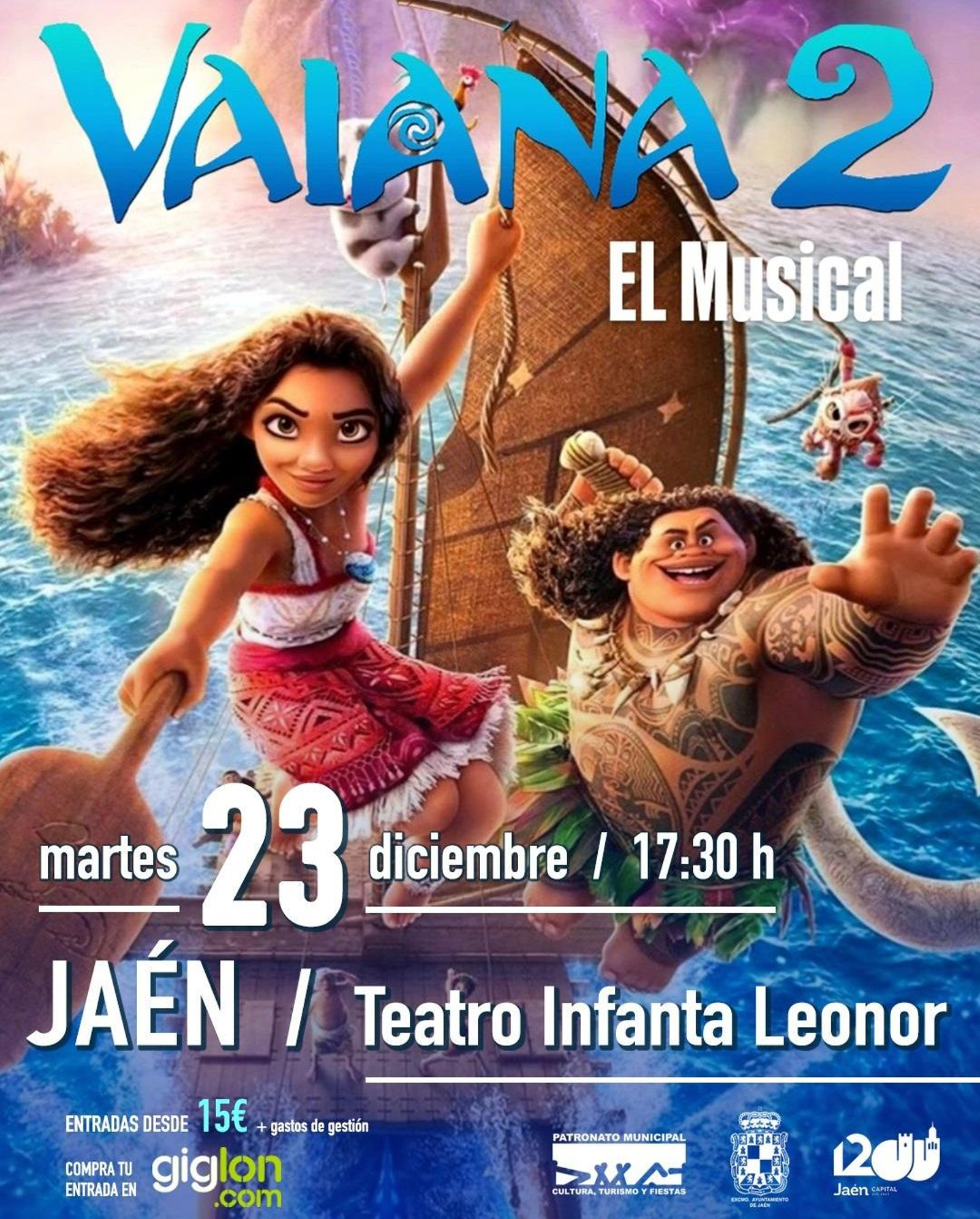 Este musical es uno de los planes favoritos de las familias en Jaén para pasar estas Navidades.