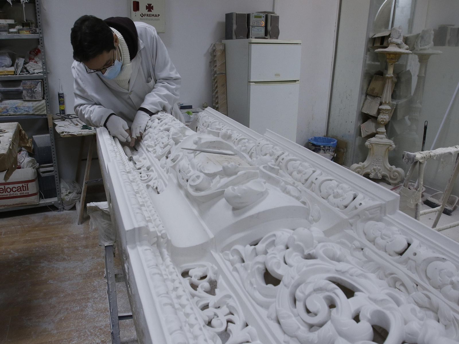 Restauración del paso de La Mortaja