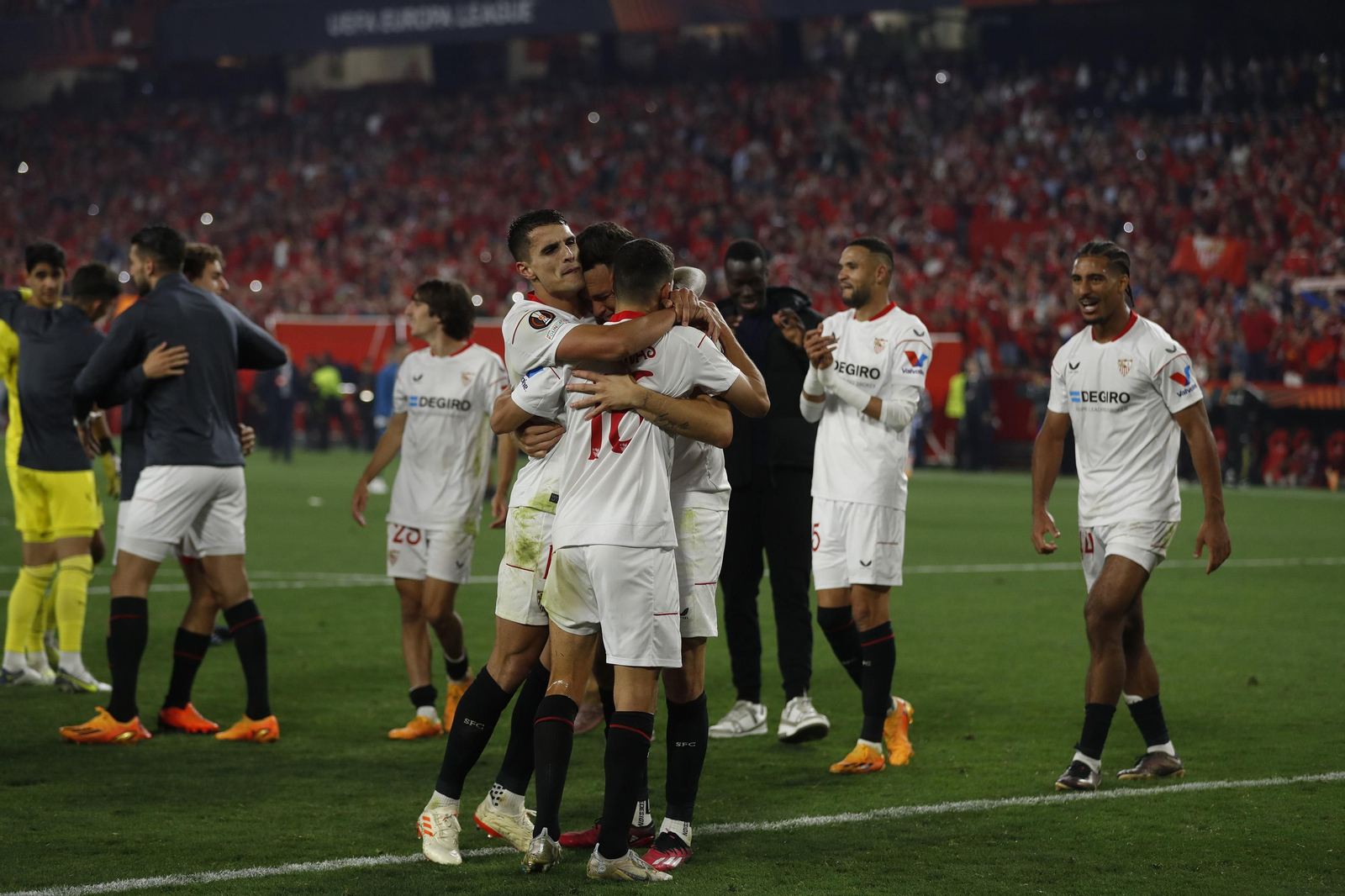 Las imágenes de la celebración del Sevilla fc