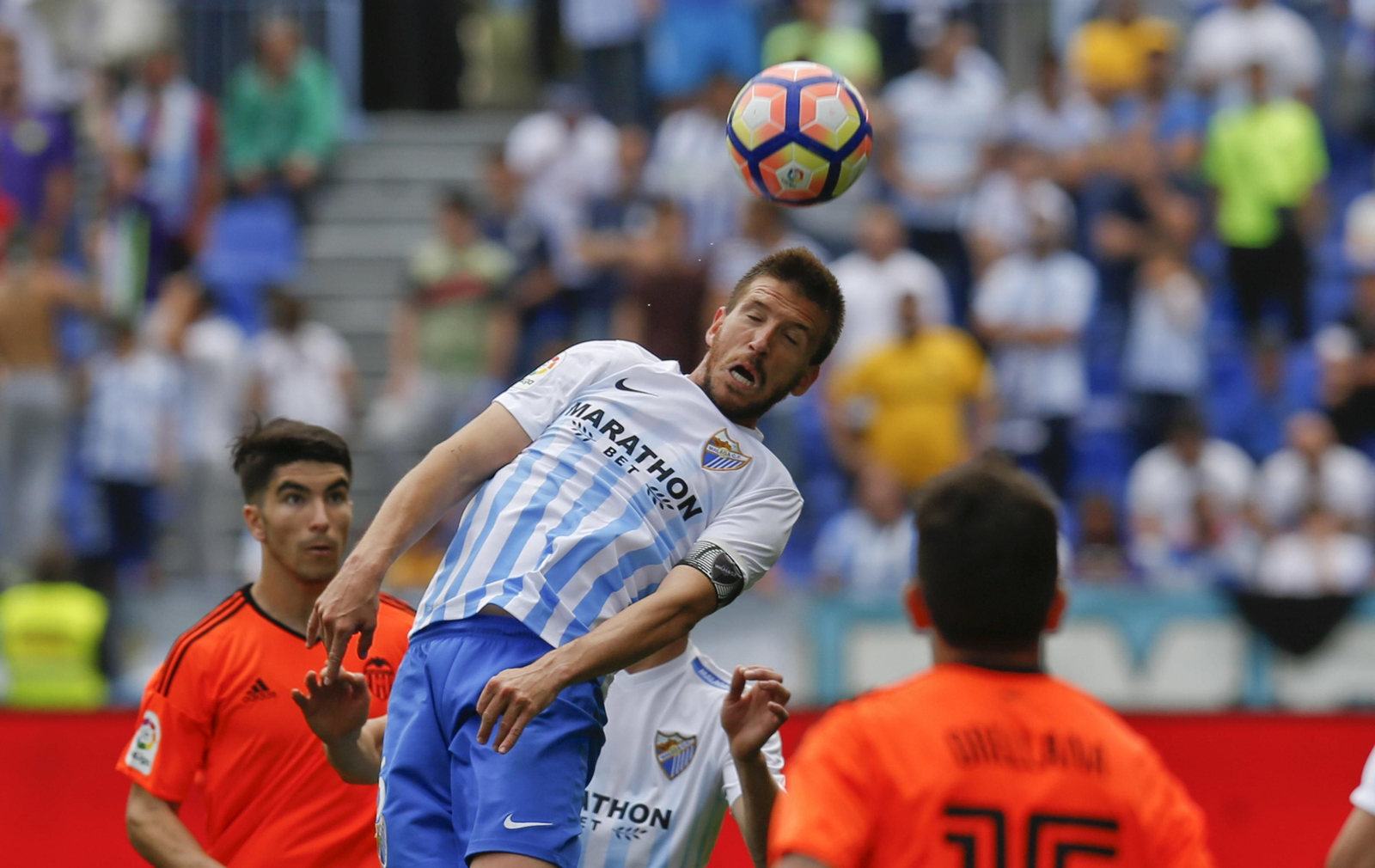 Las imágenes del Málaga-Valencia