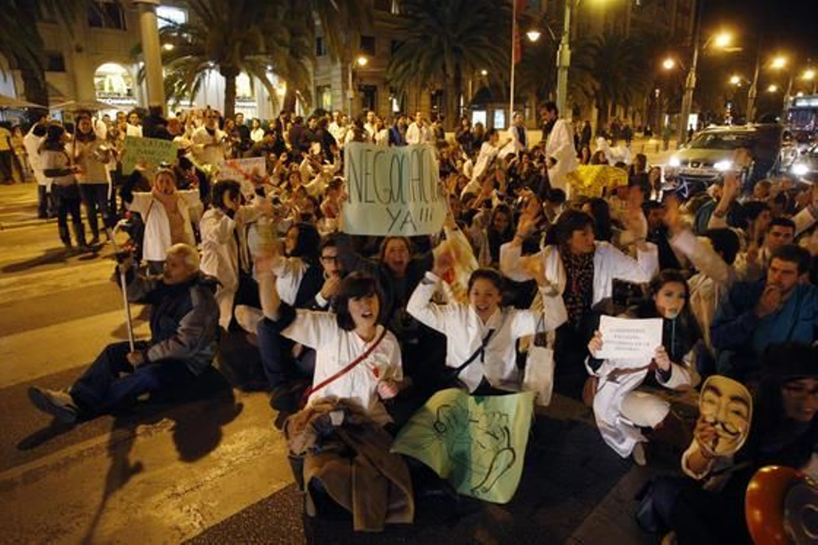 Las imágenes de la protesta de los MIR

Foto: Javier Albiñana