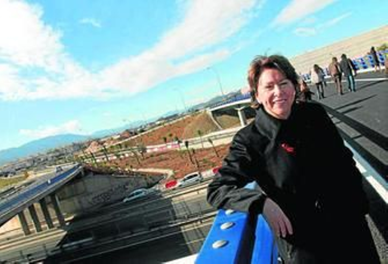 Magdalena Álvarez, en una visita realizada a Málaga capital cuando era ministra de Fomento.