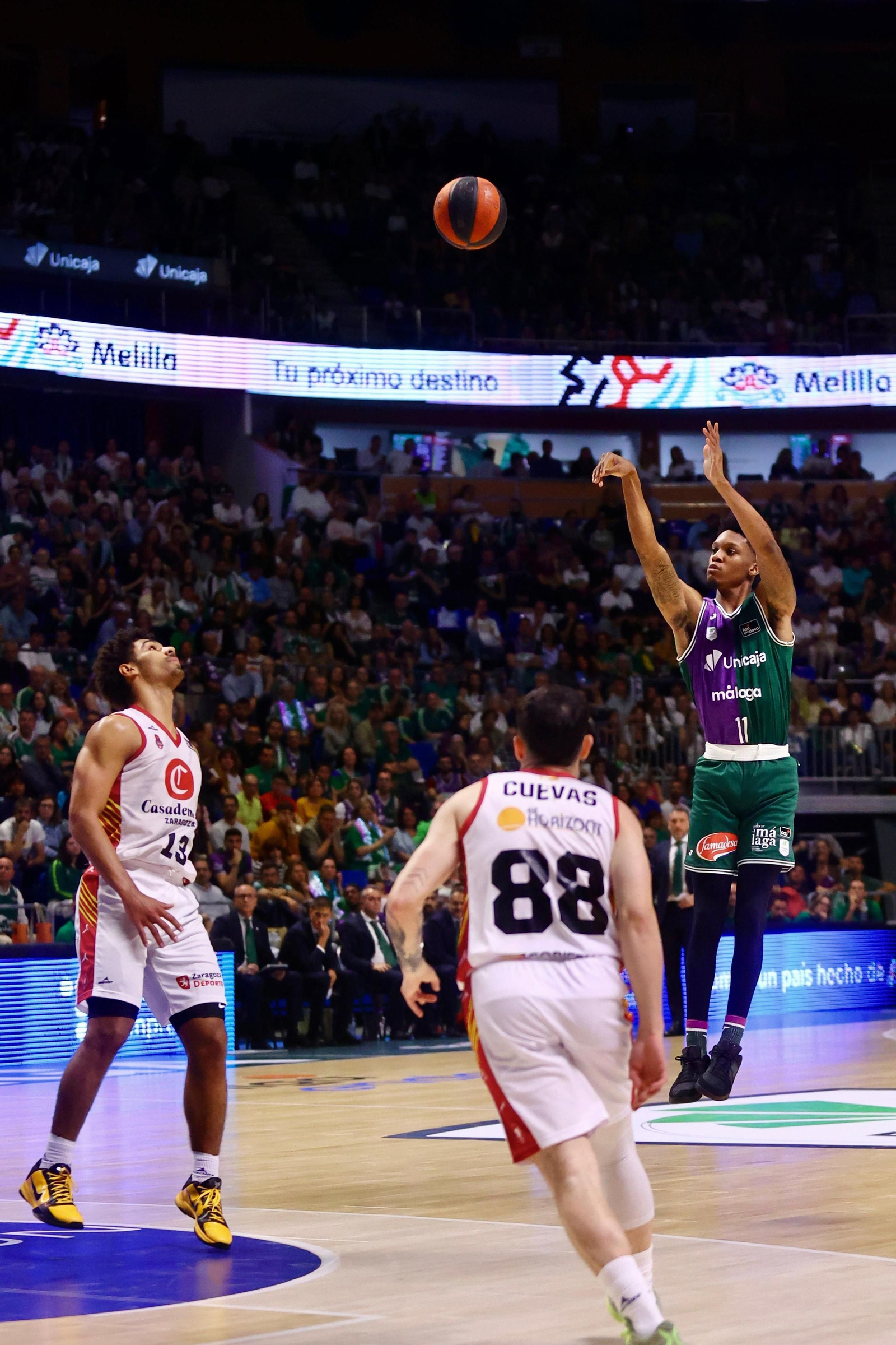 El Unicaja - Casademont Zaragoza, en fotos