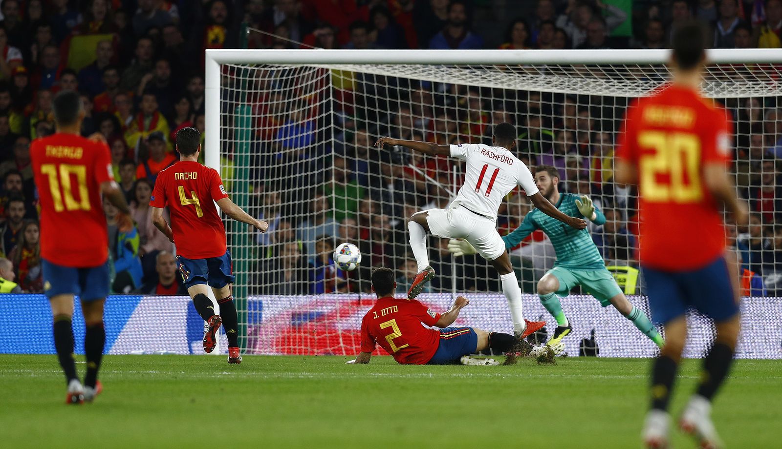 Las imágenes del España-Inglaterra