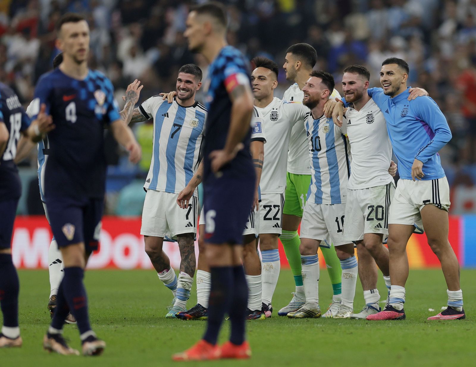 Las fotos de Messi contra Croacia