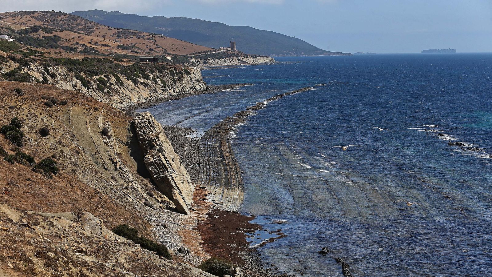 La costa de Tarifa.