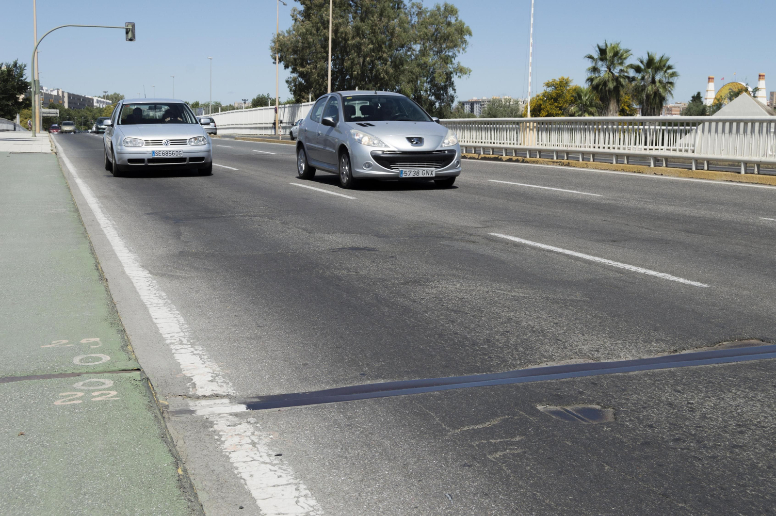 El deterioro del puente de las Delicias