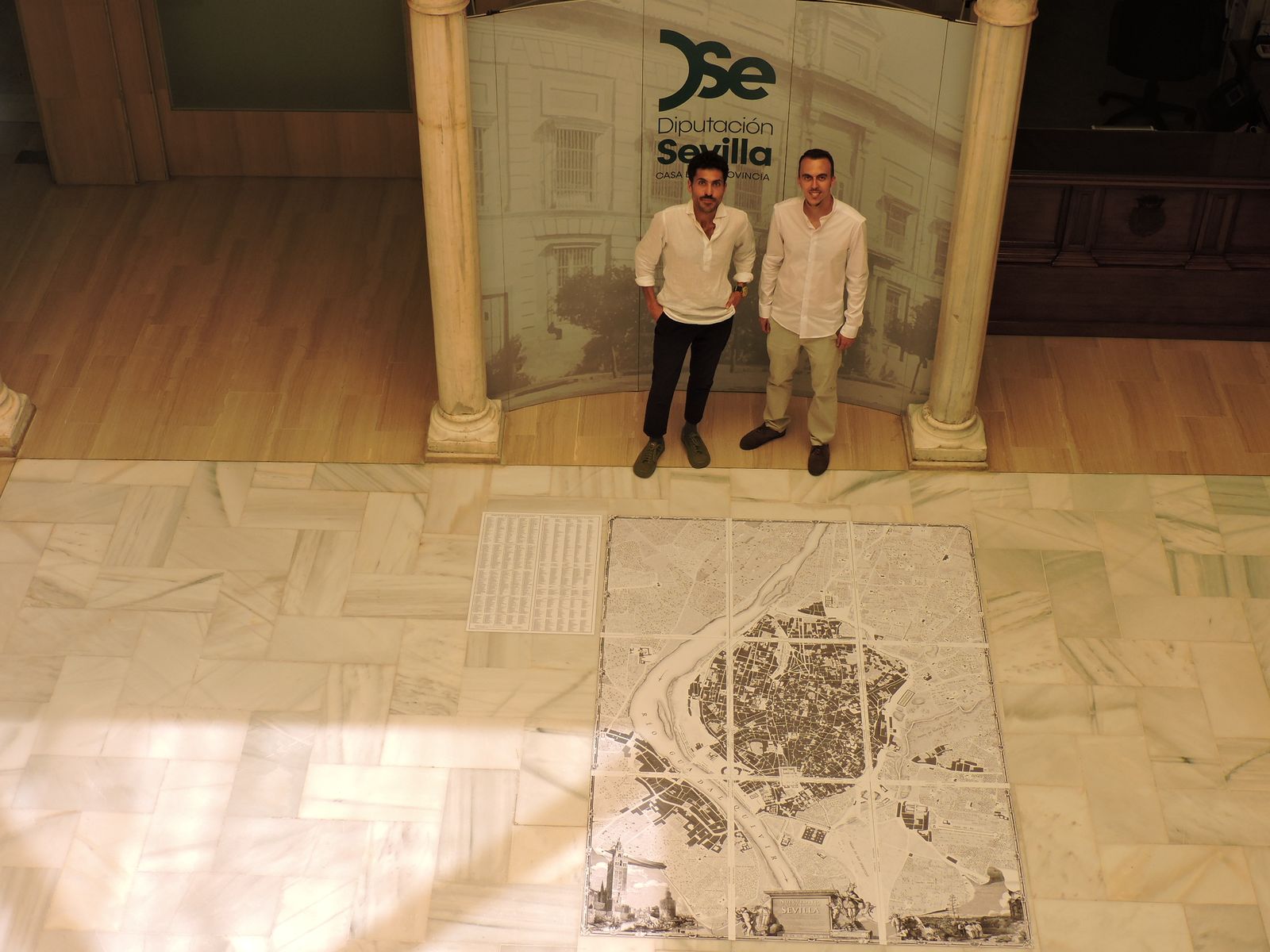 Presentación del plano de Sevilla en 1771 en la Casa Provincia