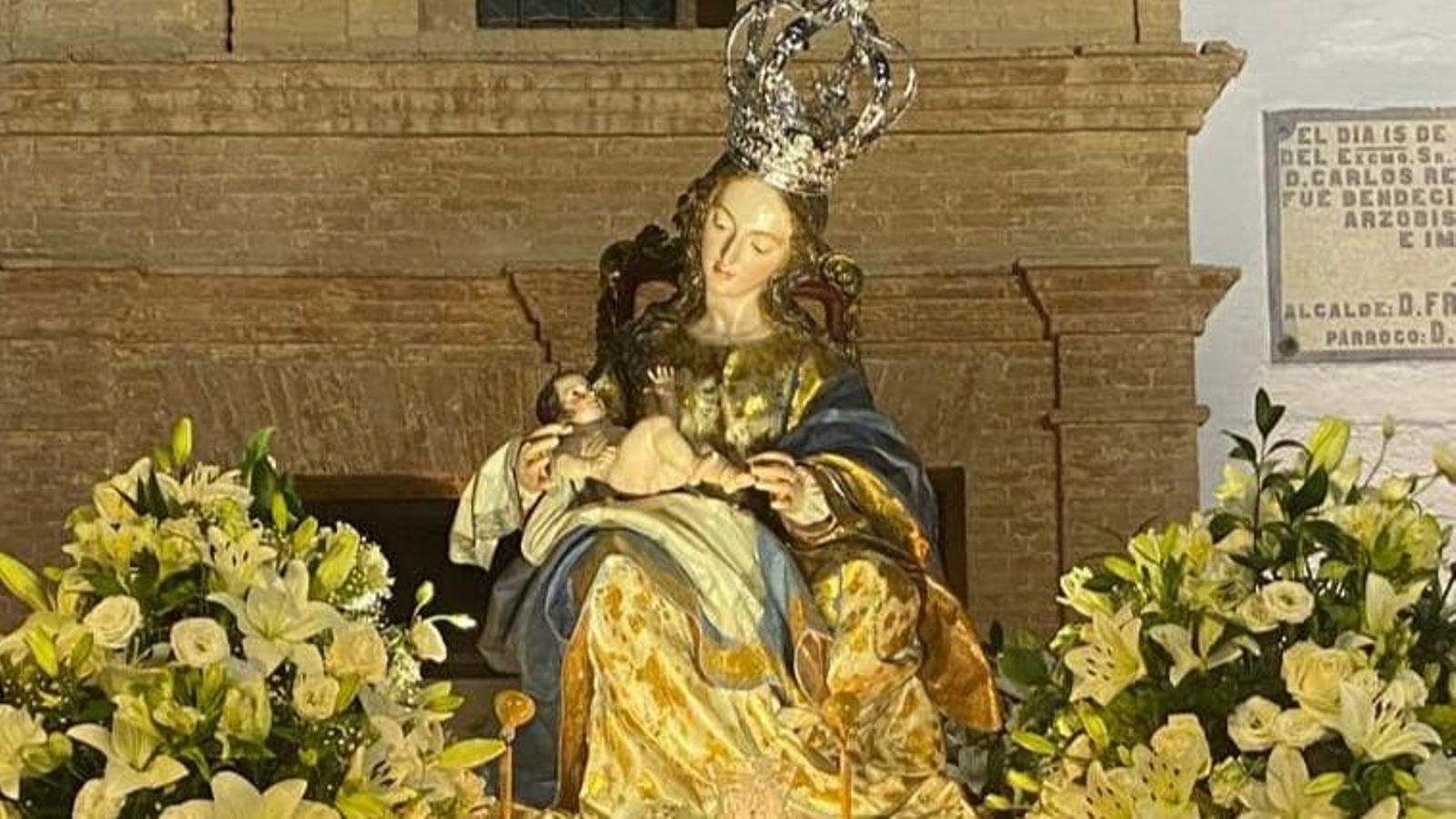 Solemne Procesión en honor a Nuestra Señora de Gracia, Patrona de Valderrubio. Septiembre 2023.