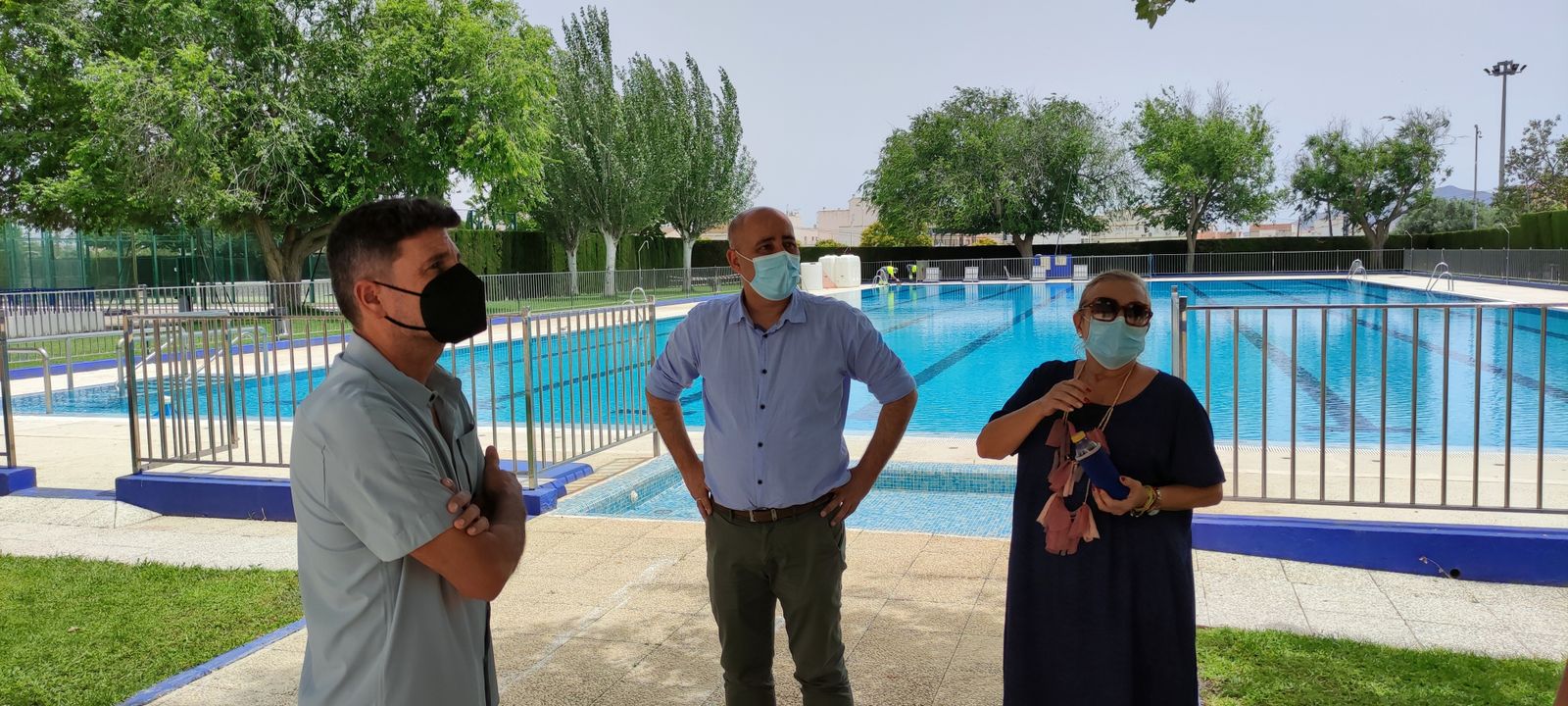 El alcalde, Domingo Fernández, supervisó la misma.