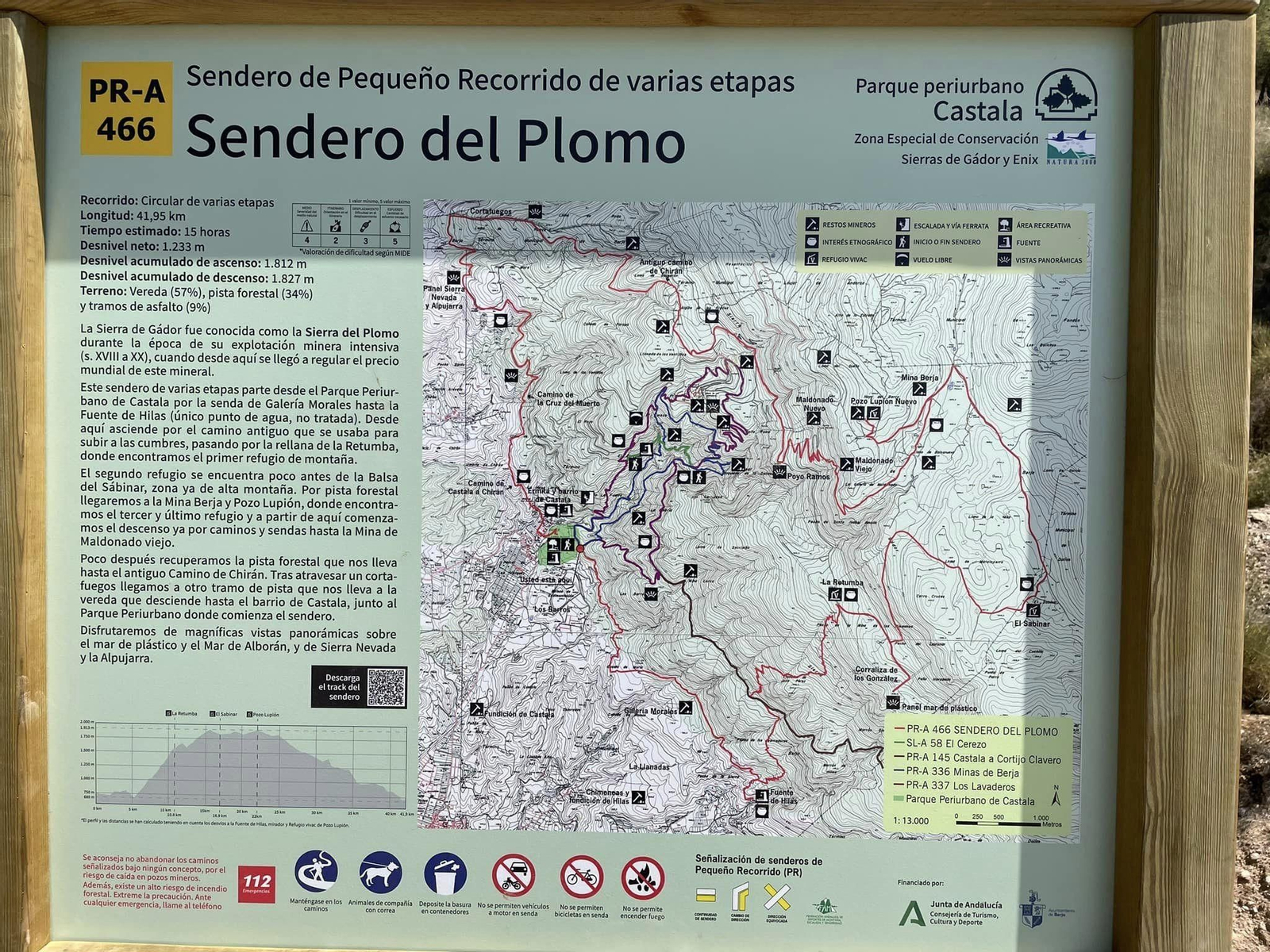 El tercer sendero solidario discurrirá por el Sendero del Plomo