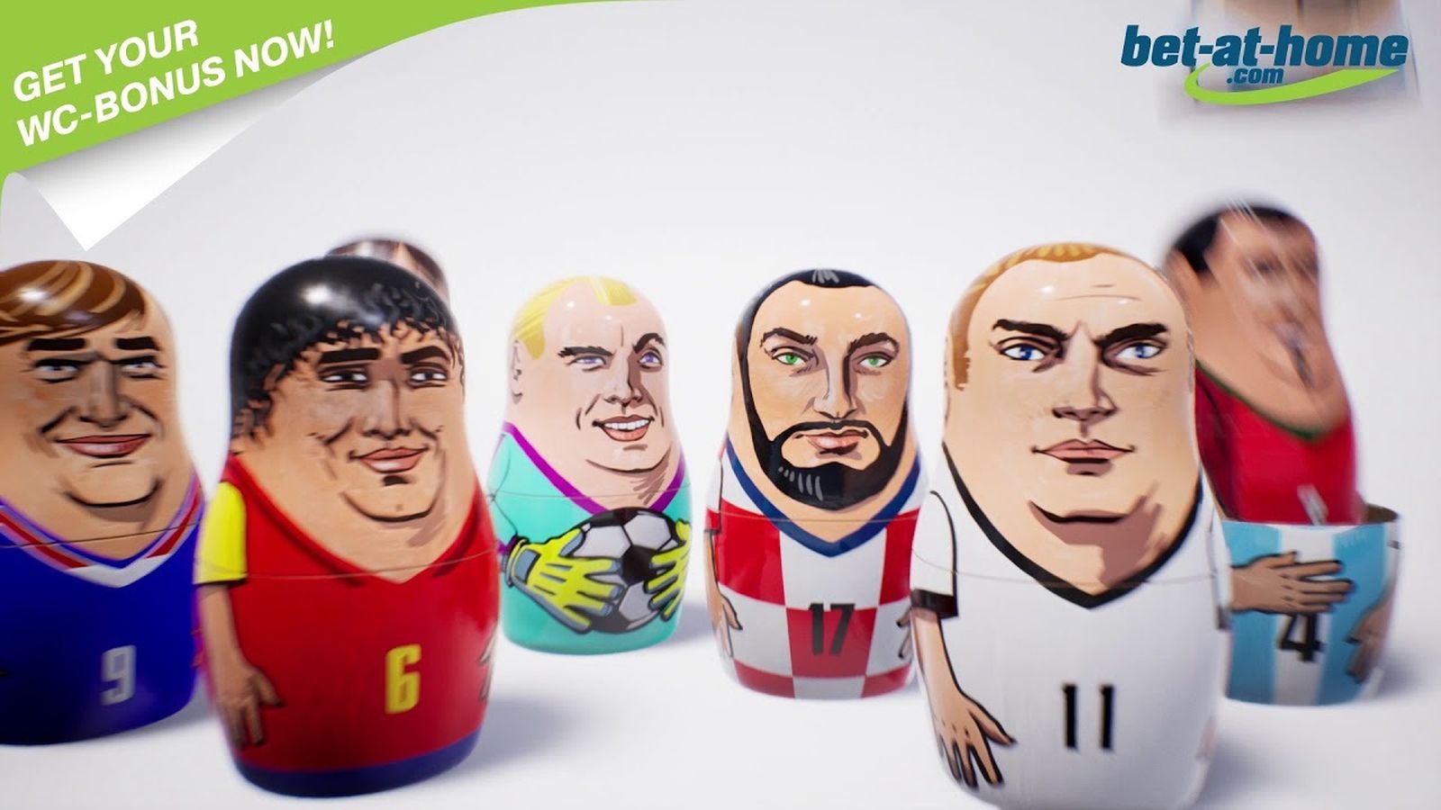 Una promoción internacional de apuestas del pasado Mundial de fútbol