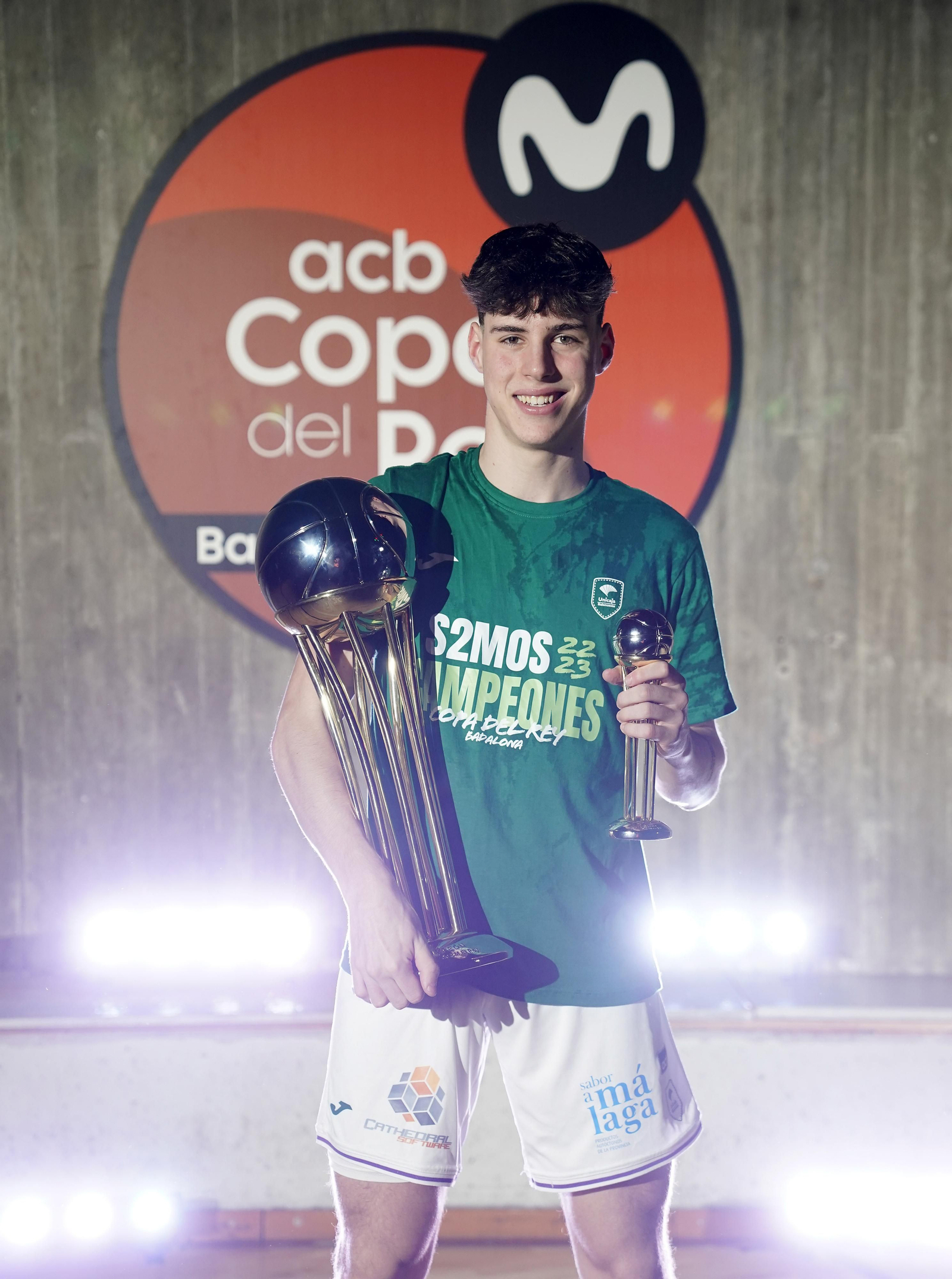 La sesión de fotos del Unicaja campeón