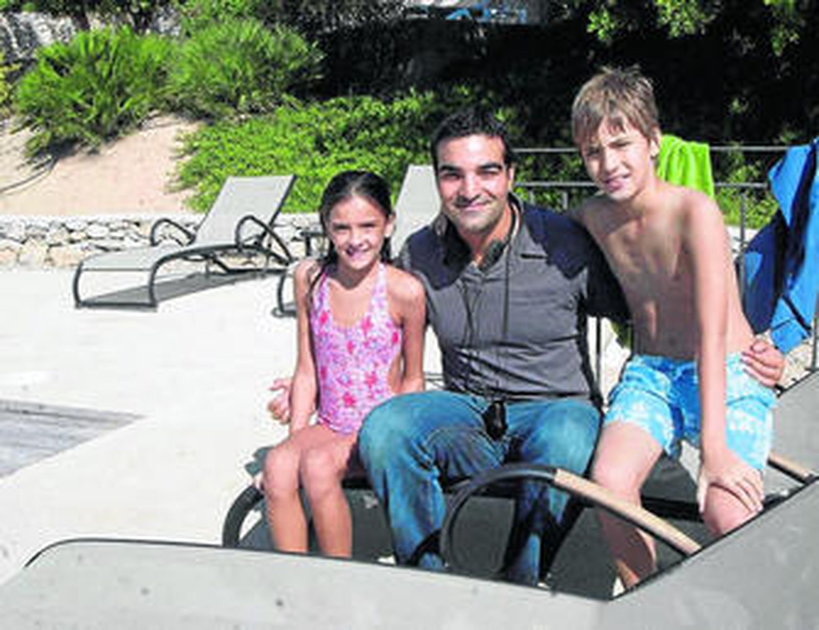 Martín Rosete rueda en Aguamarga la última escena del corto 'Voice Over'