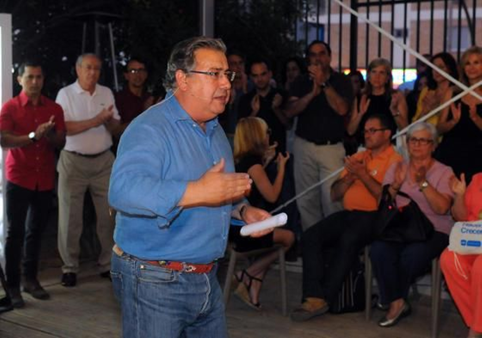 Cierre de campaña del candidato del PP, Juan Ignacio Zoido.  Foto: Antonio Pizarro