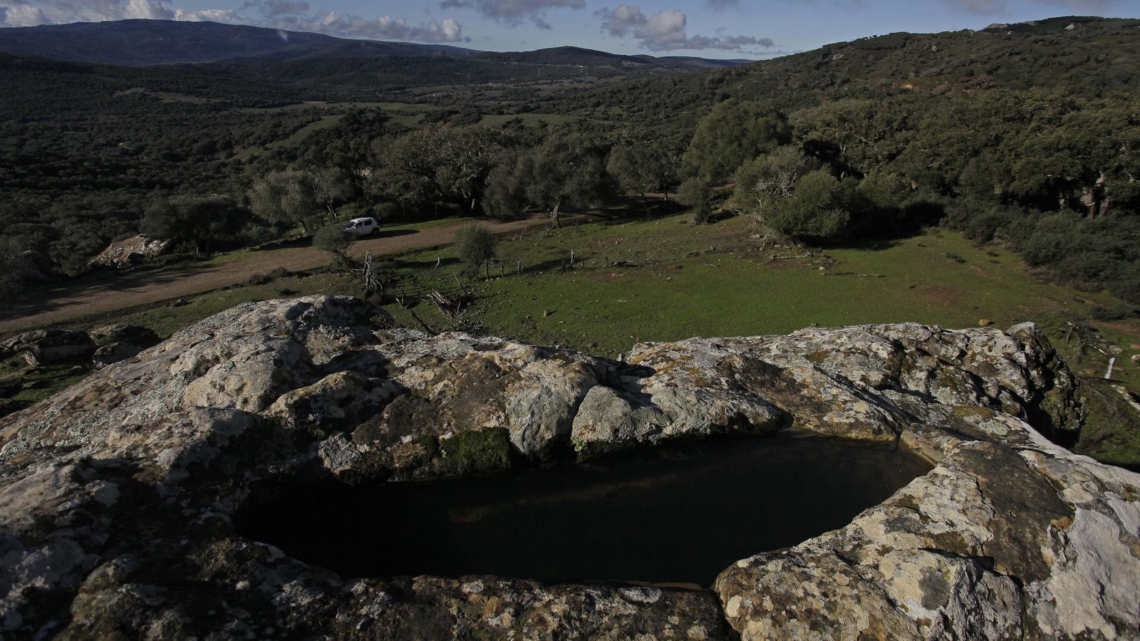 Sendero de la finca Murta en Los Barrios