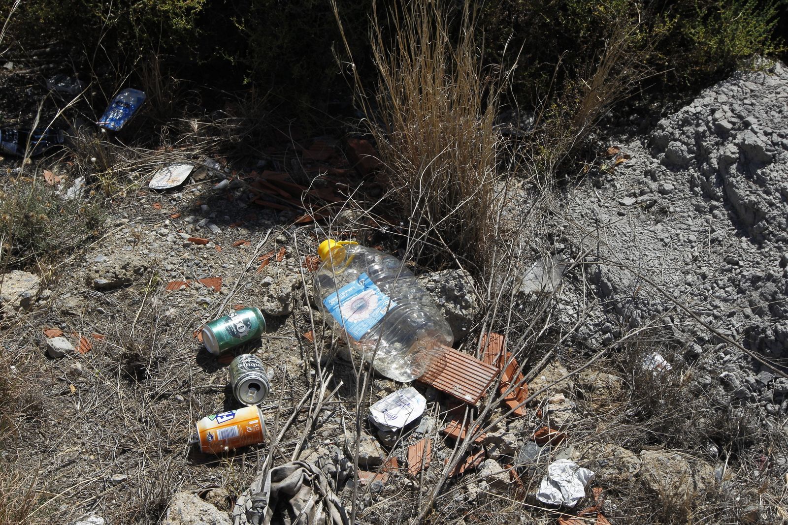 Fotogalería basura en el Desierto de Tabernas