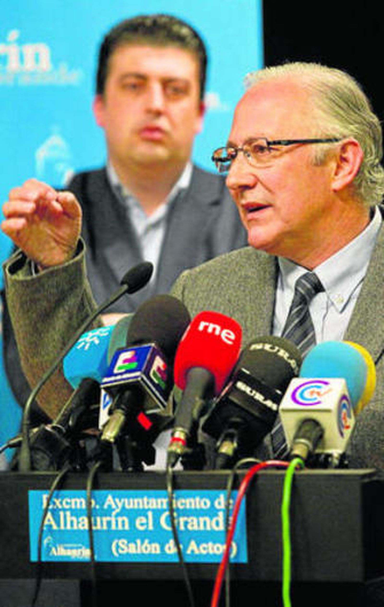 Juan Martín Serón, en una comparecencia de prensa.