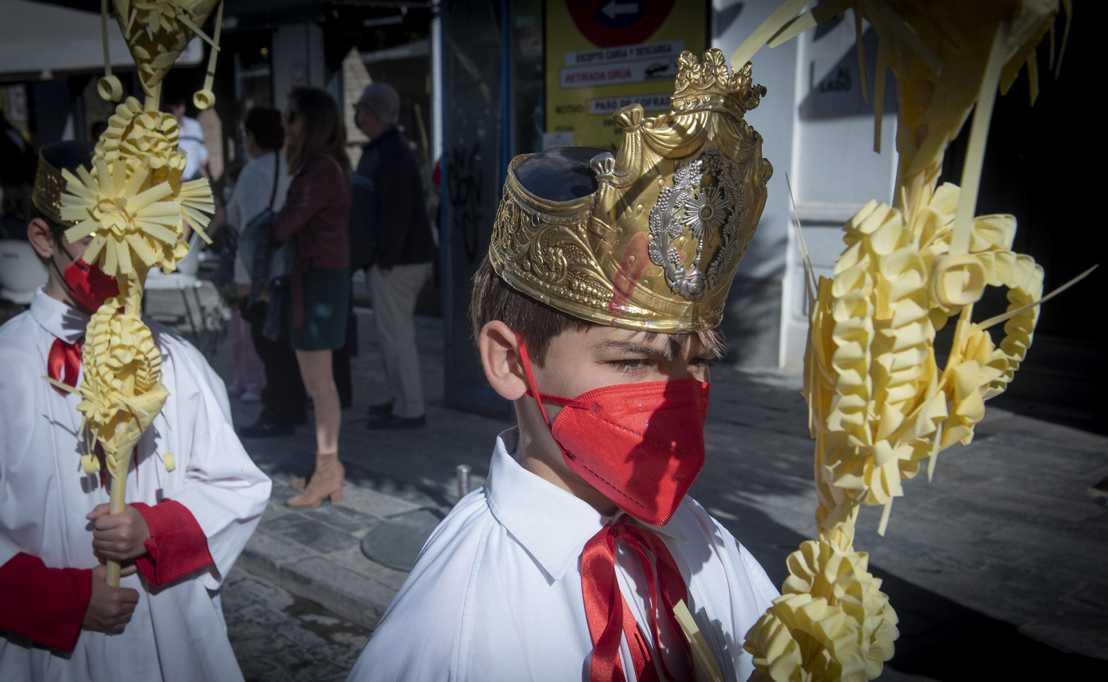 La procesión de palmas del Cabildo Catedral abre el Domingo de Ramos en Sevilla