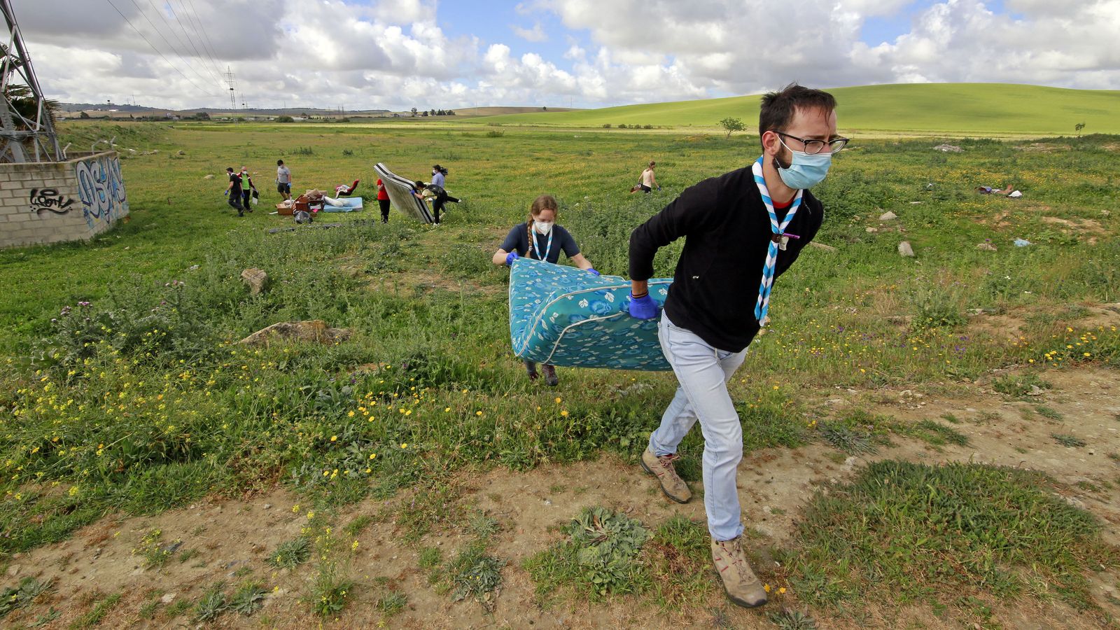 Gran recogida de Zero Waste Jerez con casi 40 voluntarios