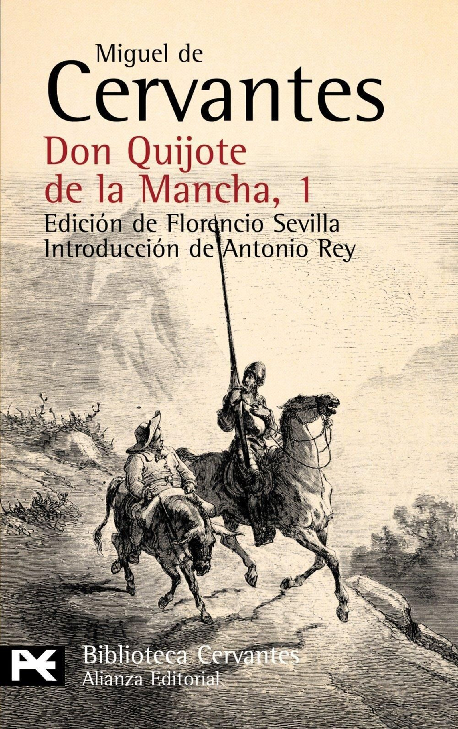 Portada de una de las múltiples ediciones que existen de Don Quijote de la Mancha