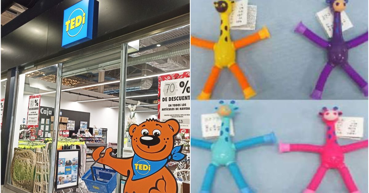 Tedi retira del mercado un juguete infantil por "riesgo de asfixia": son 'jirafas telescópicas'