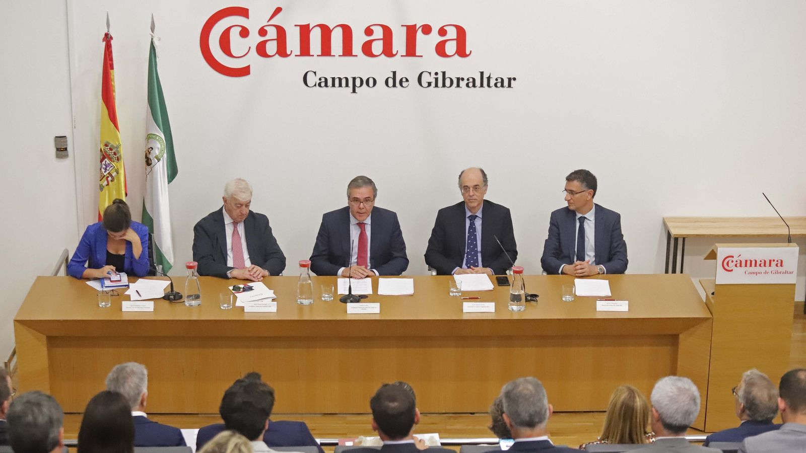 Julia Fernández, Ángel Juan Pascual, Carlos Fenoy, José Manuel Perea y Javier Chaparro