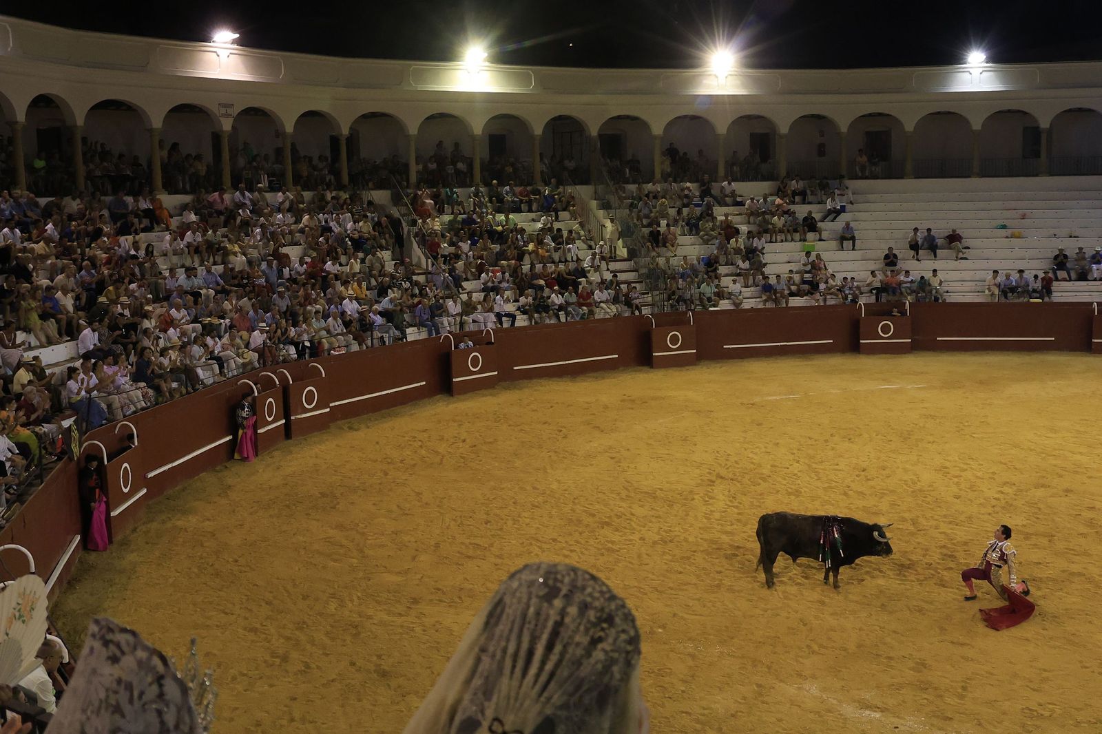 Fotos de la corrida de toros de la Feria de San Roque con David Galván, Román y Joaquín Galdós