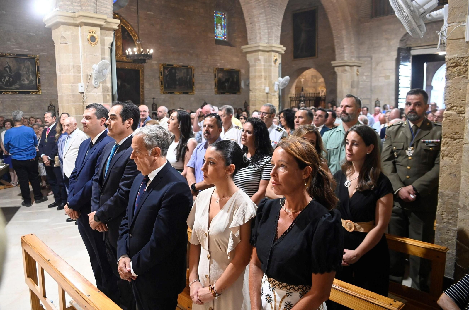 La misa en el santuario de La Fuensanta, en imágenes