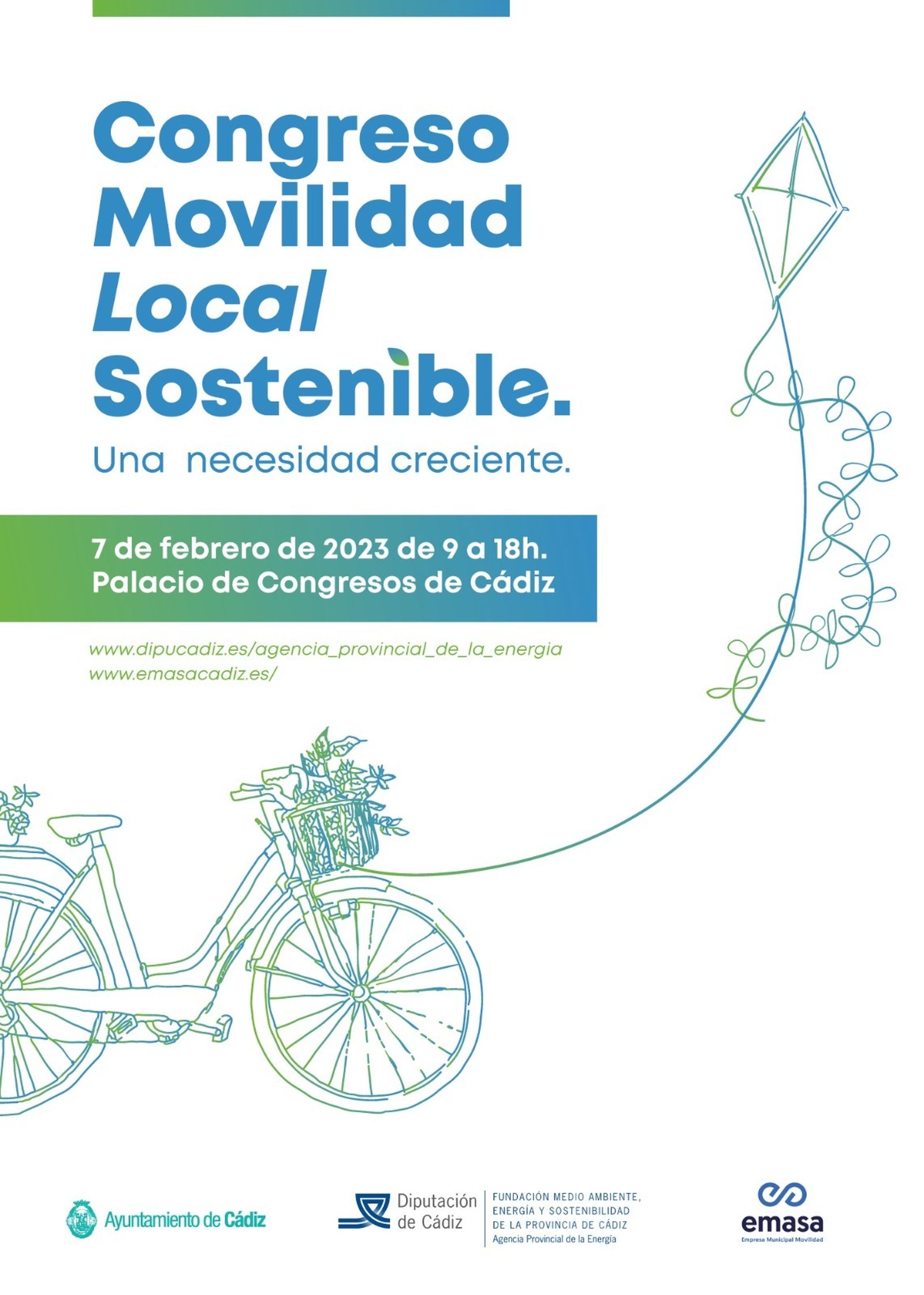 El cartel del Congreso sobre Movilidad Local Sostenible.