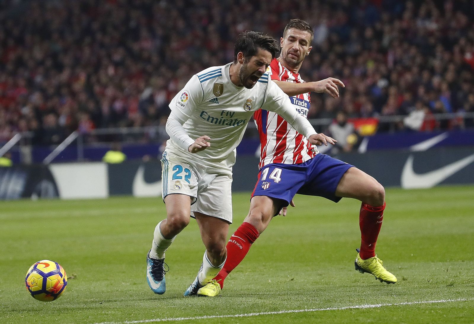 Las imágenes del Atlético-Real Madrid